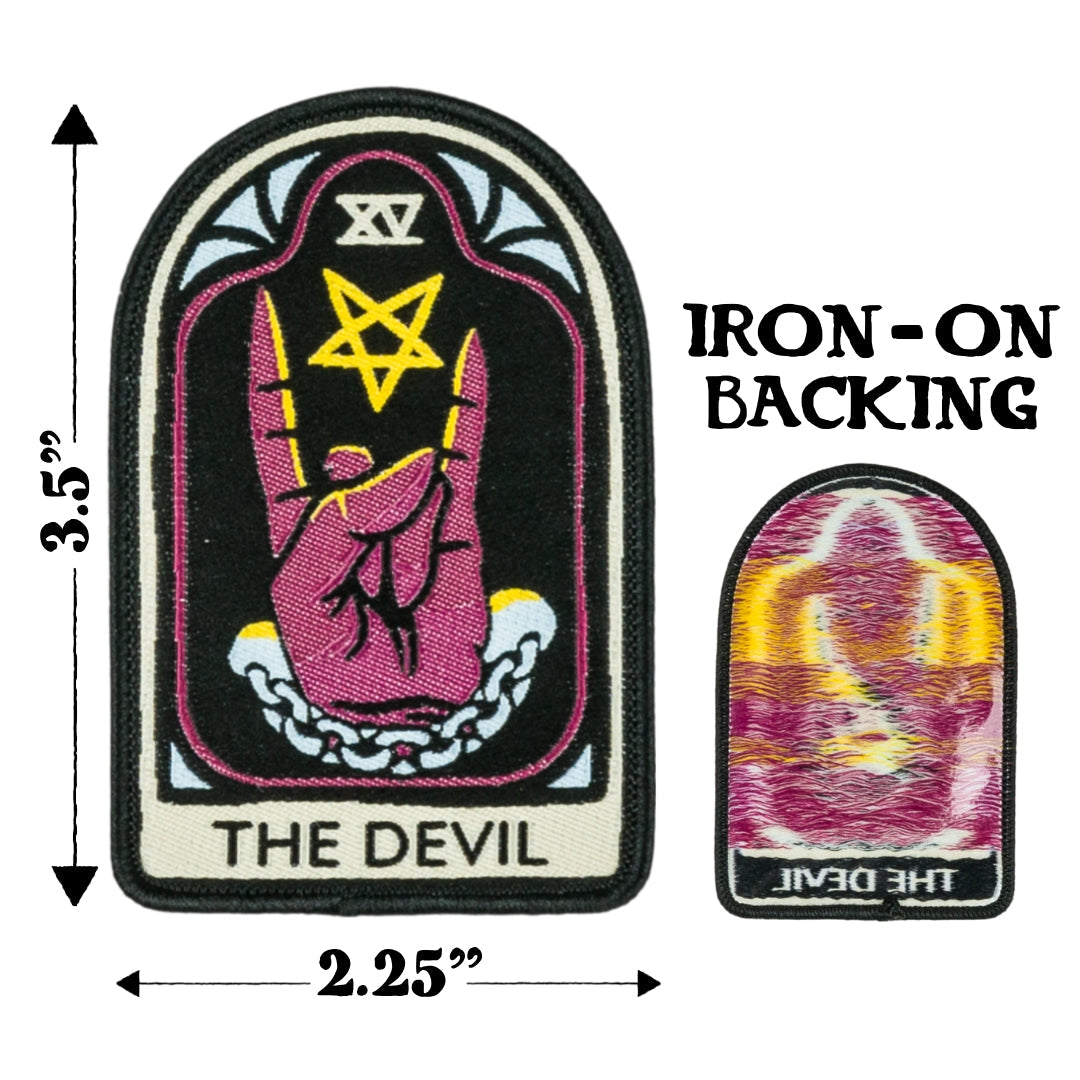 LIMITED The Devil Tarot Nouveau Iron-On Patch - ResirWrecked Costumes
