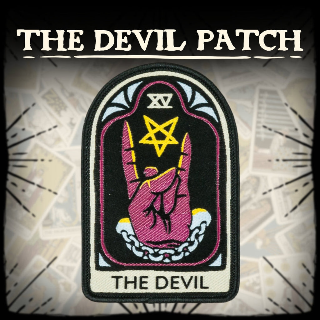 LIMITED The Devil Tarot Nouveau Iron-On Patch - ResirWrecked Costumes