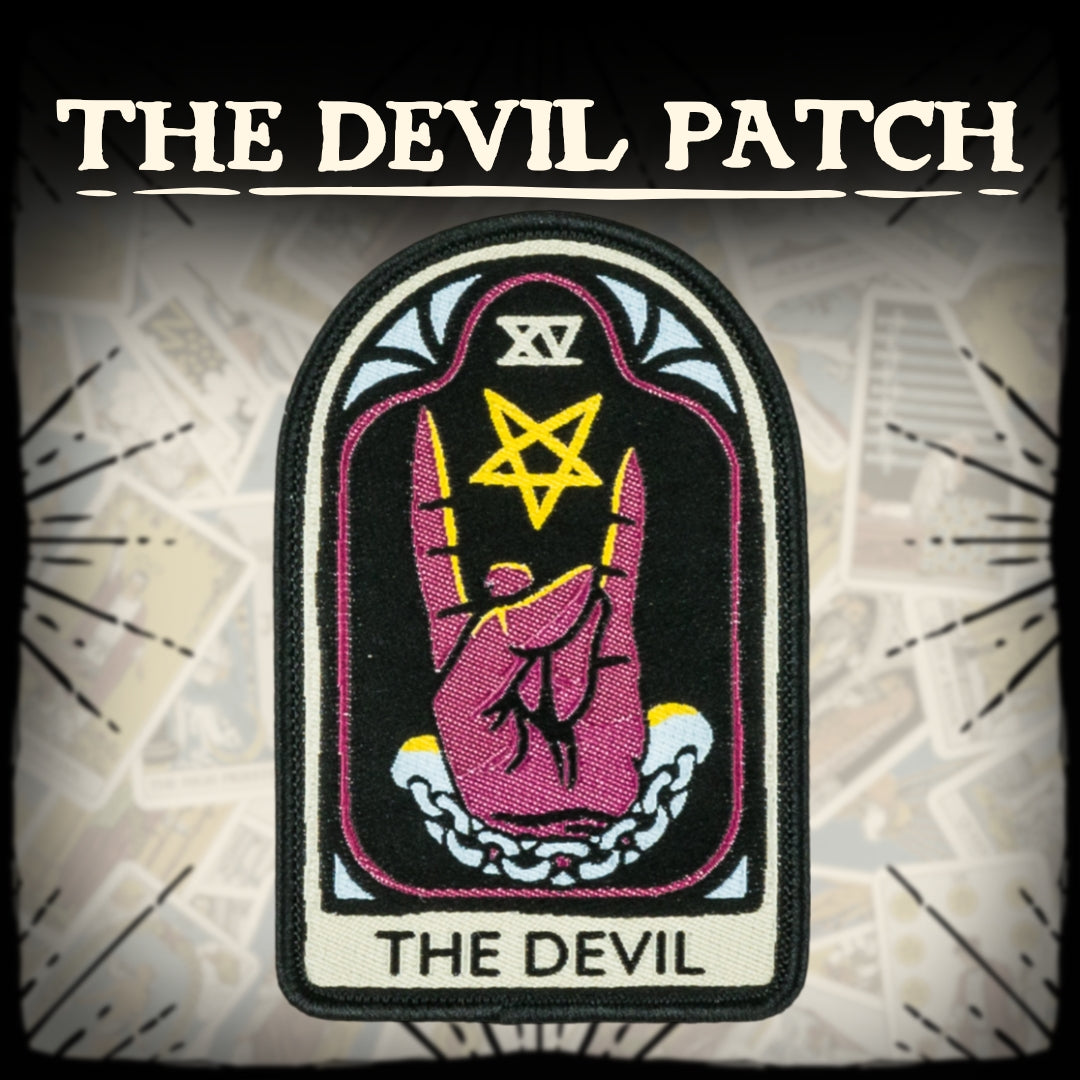 LIMITED The Devil Tarot Nouveau Iron-On Patch - ResirWrecked Costumes
