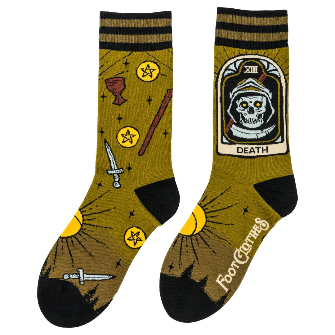 Death Tarot Nouveau Crew Socks - ResirWrecked Costumes