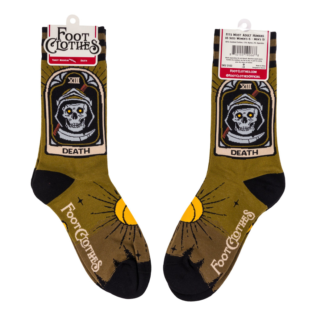 Death Tarot Nouveau Crew Socks - ResirWrecked Costumes