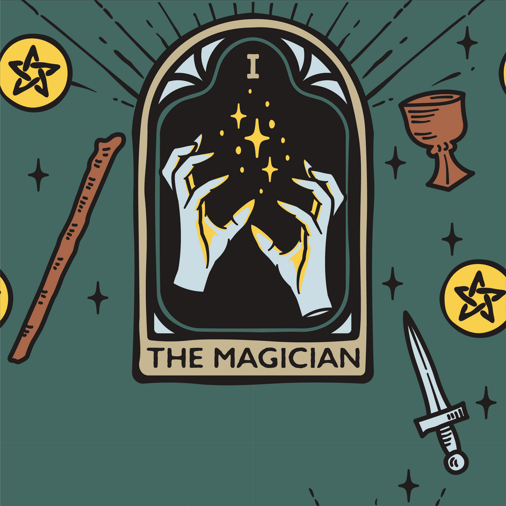 The Magician Tarot Nouveau Crew Socks - ResirWrecked Costumes