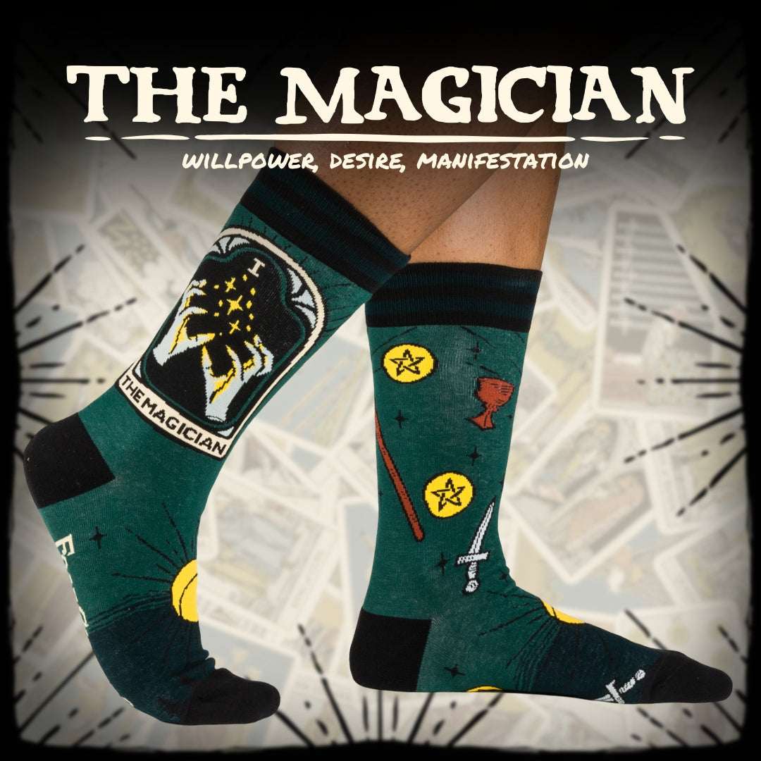 The Magician Tarot Nouveau Crew Socks - ResirWrecked Costumes