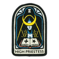 The High Priestess Tarot Nouveau iron-on patch.