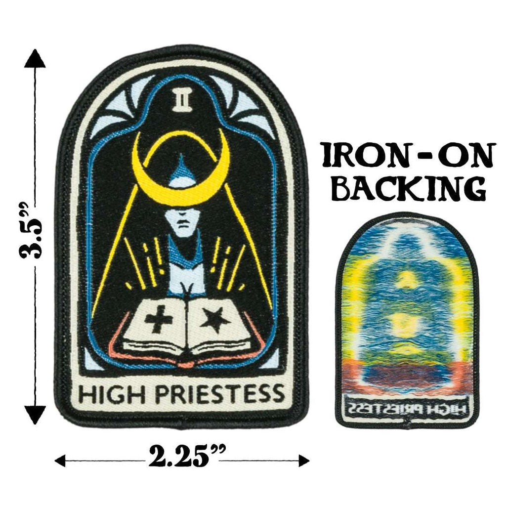 LIMITED The High Priestess Tarot Nouveau Iron-On Patch - ResirWrecked Costumes