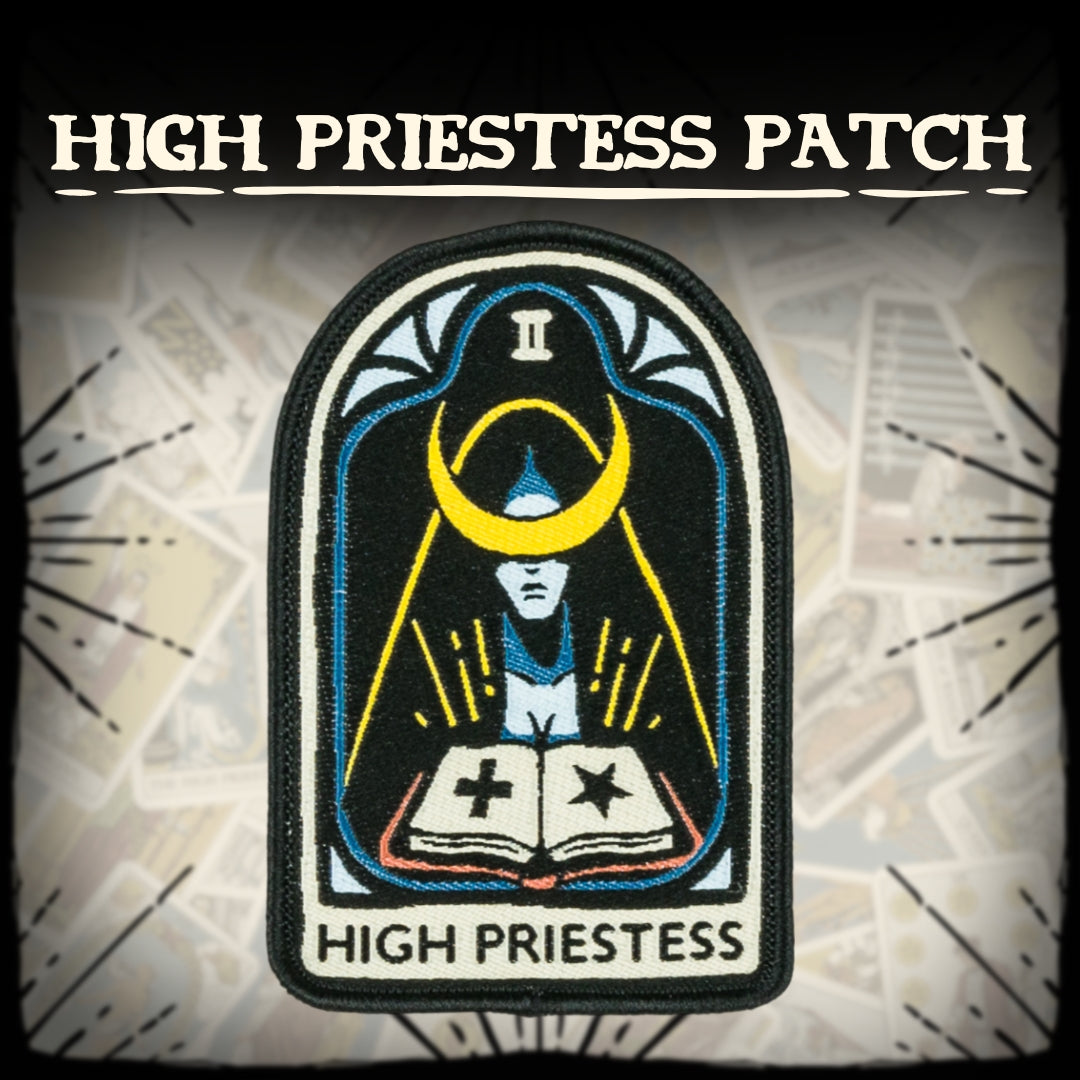 LIMITED The High Priestess Tarot Nouveau Iron-On Patch - ResirWrecked Costumes