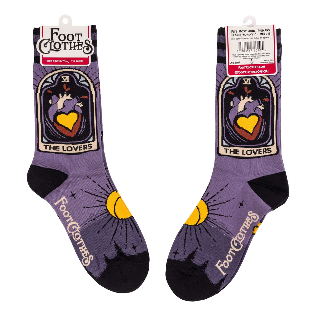 The Lovers Tarot Nouveau Crew Socks - ResirWrecked Costumes