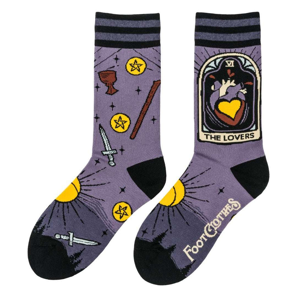 The Lovers Tarot Nouveau Crew Socks - ResirWrecked Costumes