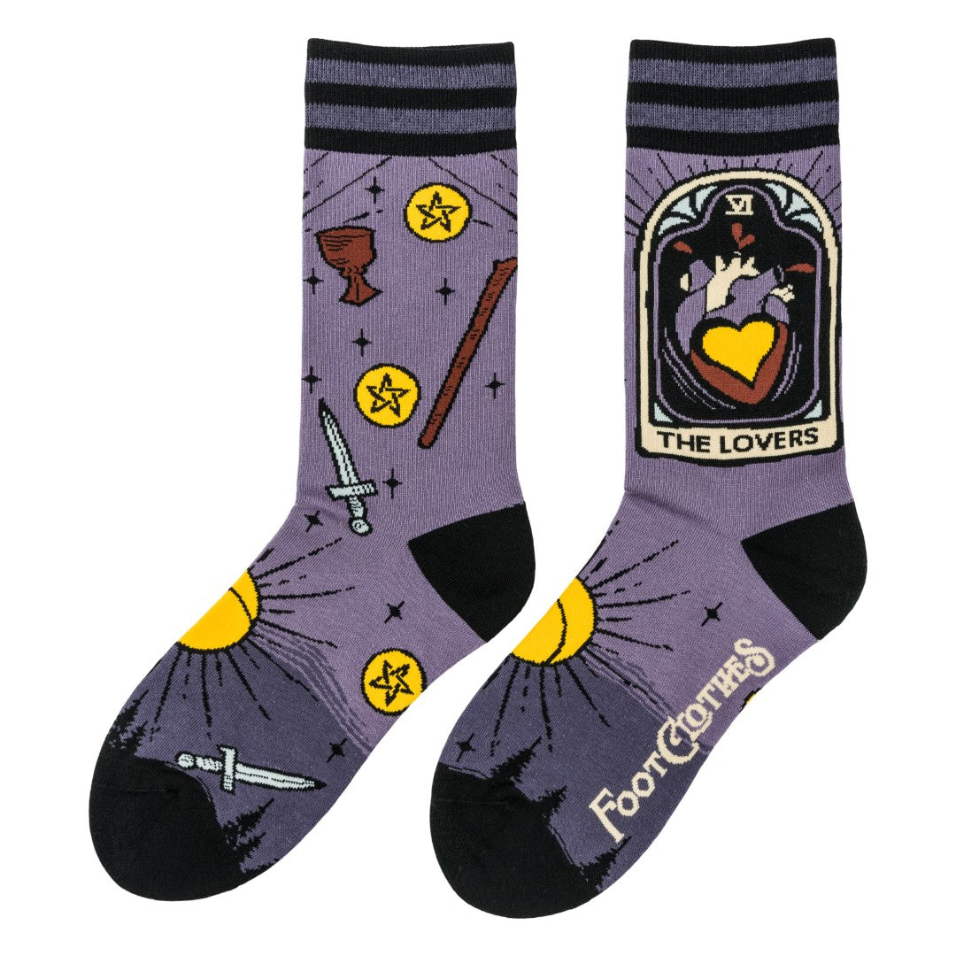 The Lovers Tarot Nouveau Crew Socks - ResirWrecked Costumes