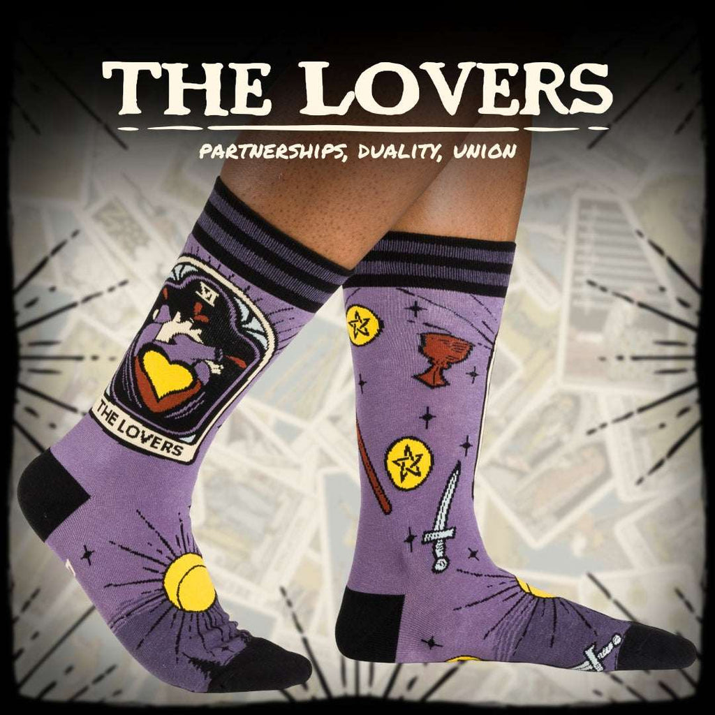 The Lovers Tarot Nouveau Crew Socks - ResirWrecked Costumes