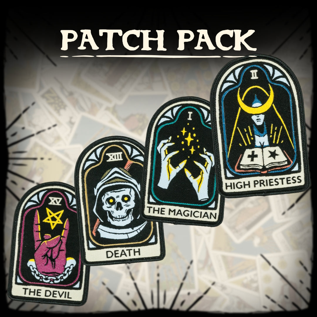 LIMITED Tarot Nouveau Iron-On Patch Pack - ResirWrecked Costumes
