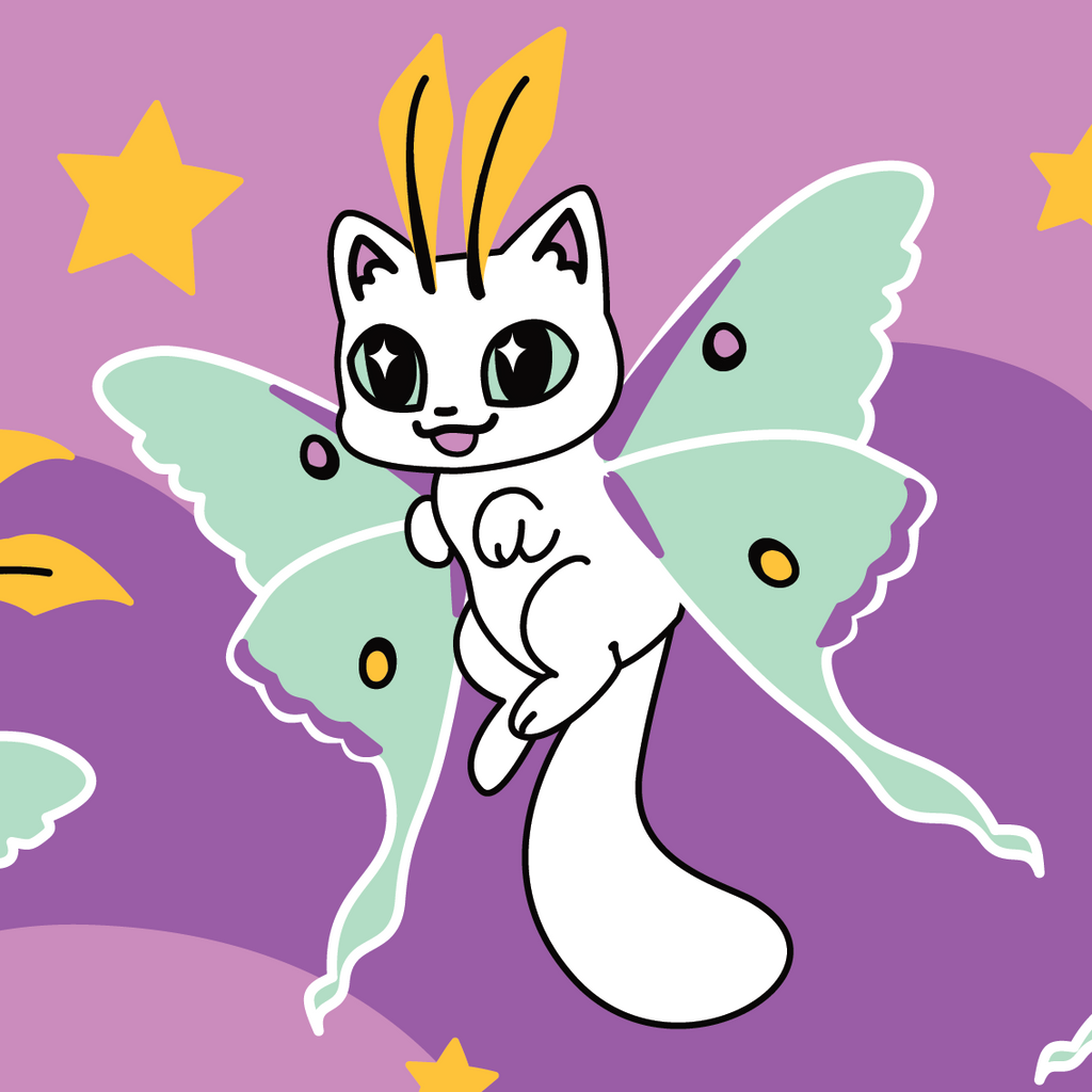 Kitty Moths Crew Socks - ResirWrecked Costumes