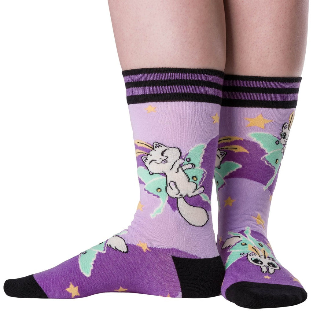 Kitty Moths Crew Socks - ResirWrecked Costumes