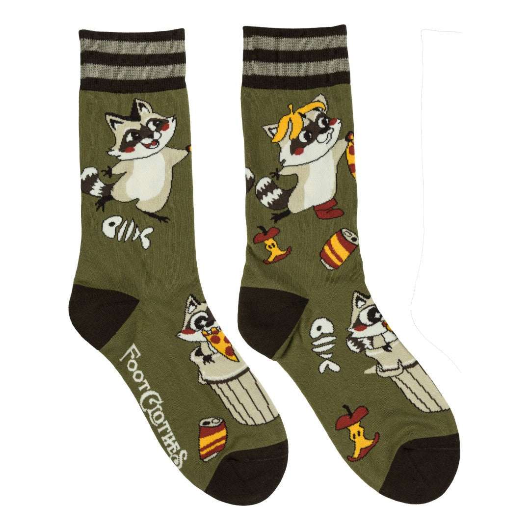 Trash Panda Pizza Party Crew Socks - ResirWrecked Costumes