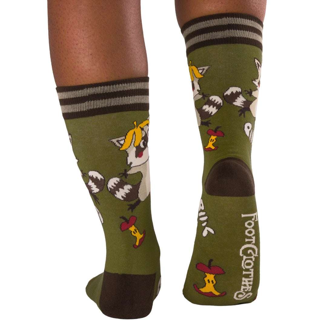 Trash Panda Pizza Party Crew Socks - ResirWrecked Costumes