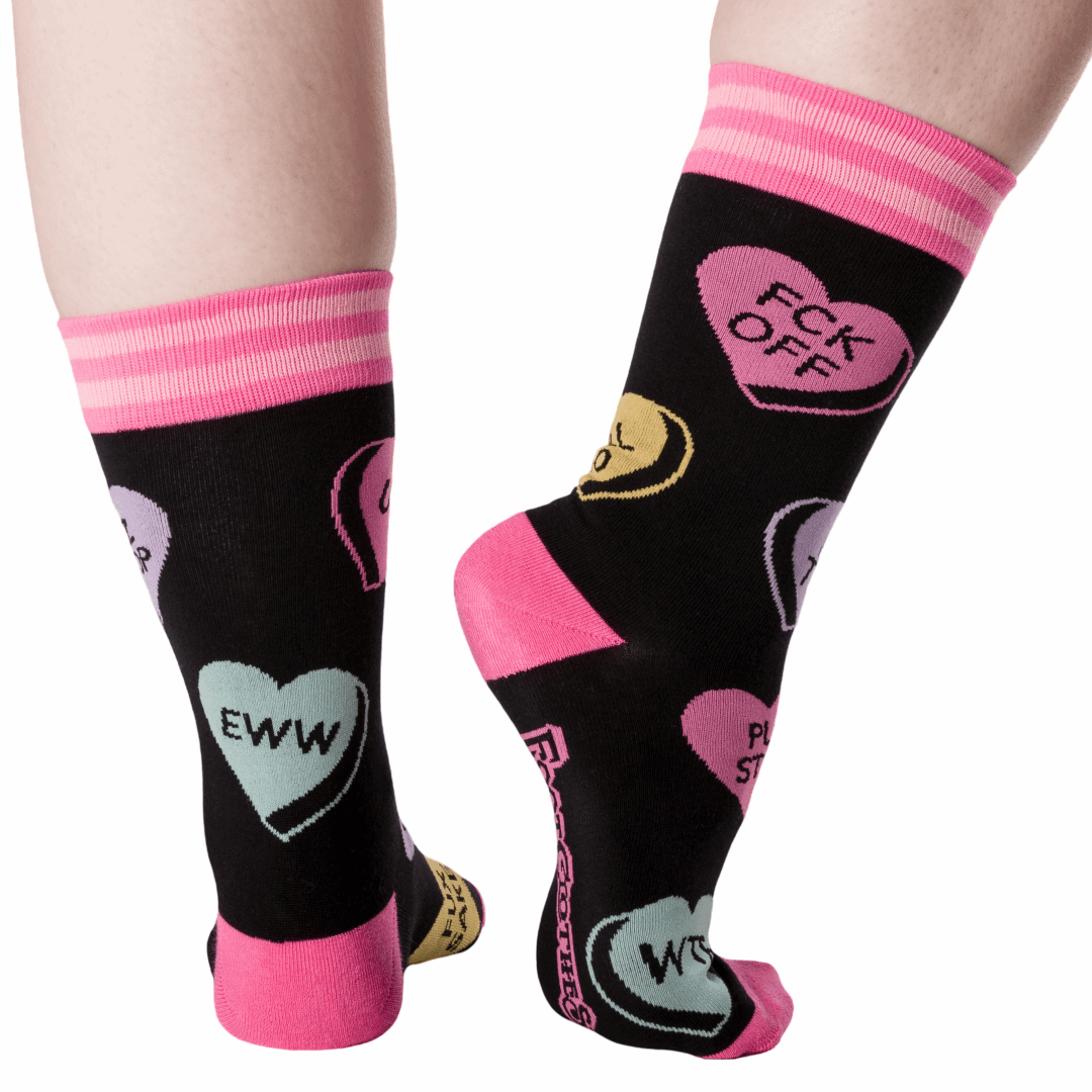 Heartbreaker Crew Socks - ResirWrecked Costumes