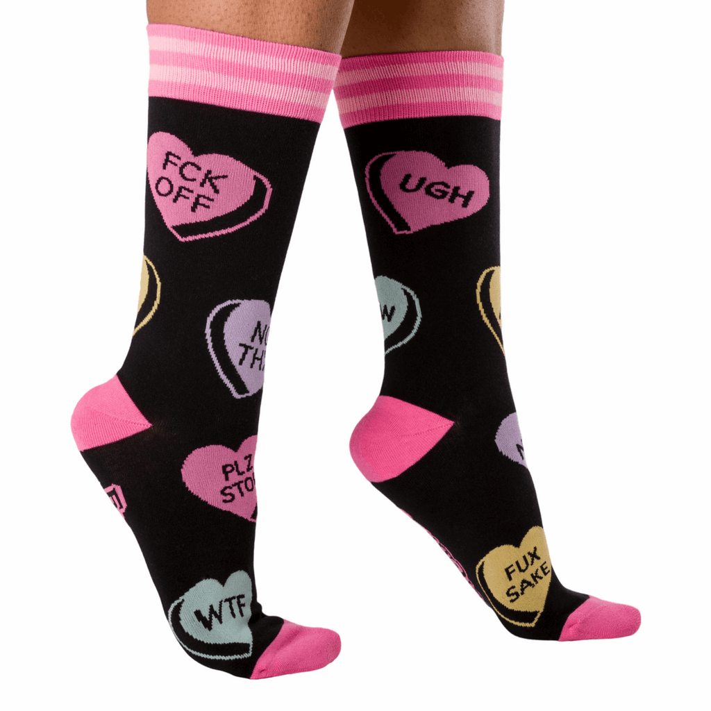 Heartbreaker Crew Socks - ResirWrecked Costumes