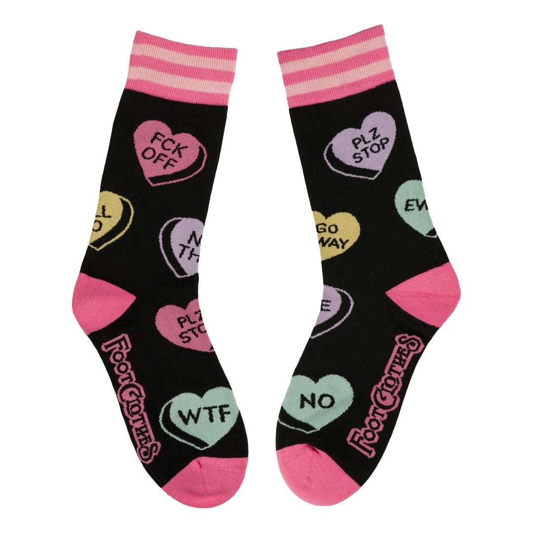 Heartbreaker Crew Socks - ResirWrecked Costumes