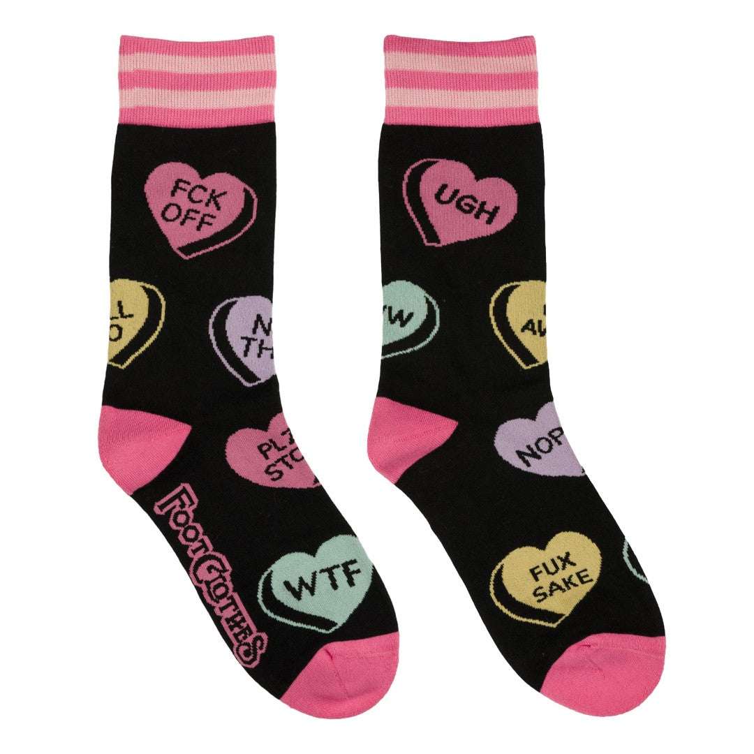 Heartbreaker Crew Socks - ResirWrecked Costumes