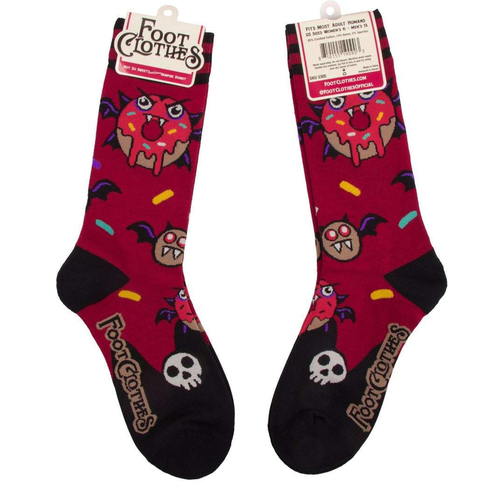 Vampire Donut Crew Socks - ResirWrecked Costumes