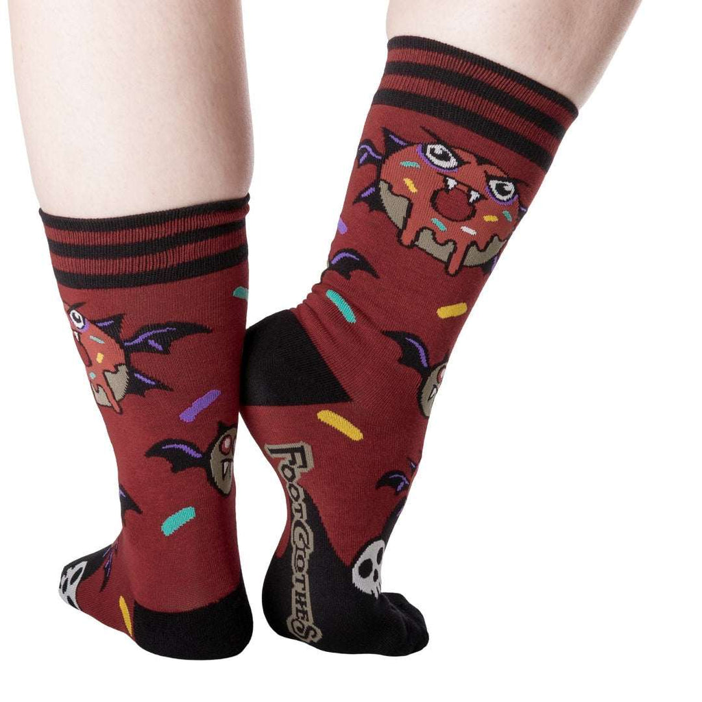Vampire Donut Crew Socks - ResirWrecked Costumes