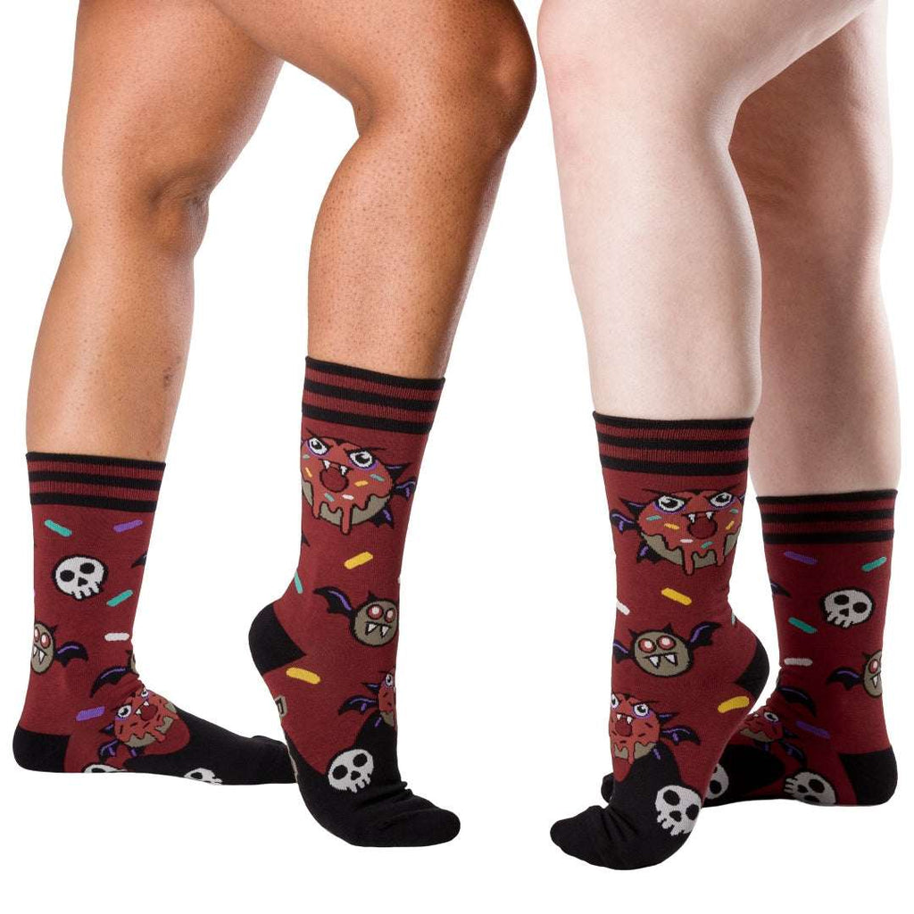 Vampire Donut Crew Socks - ResirWrecked Costumes