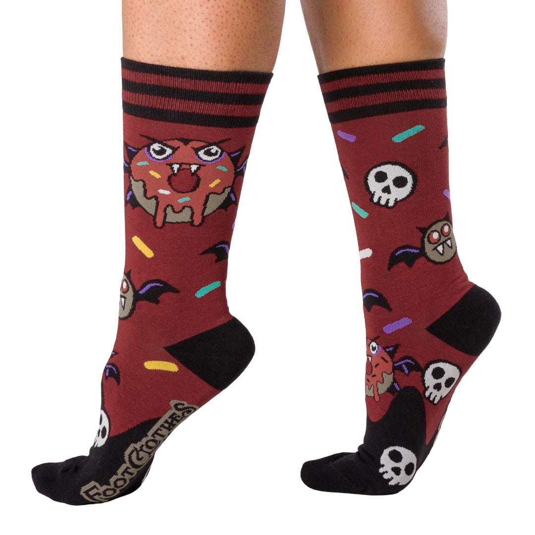 Vampire Donut Crew Socks - ResirWrecked Costumes