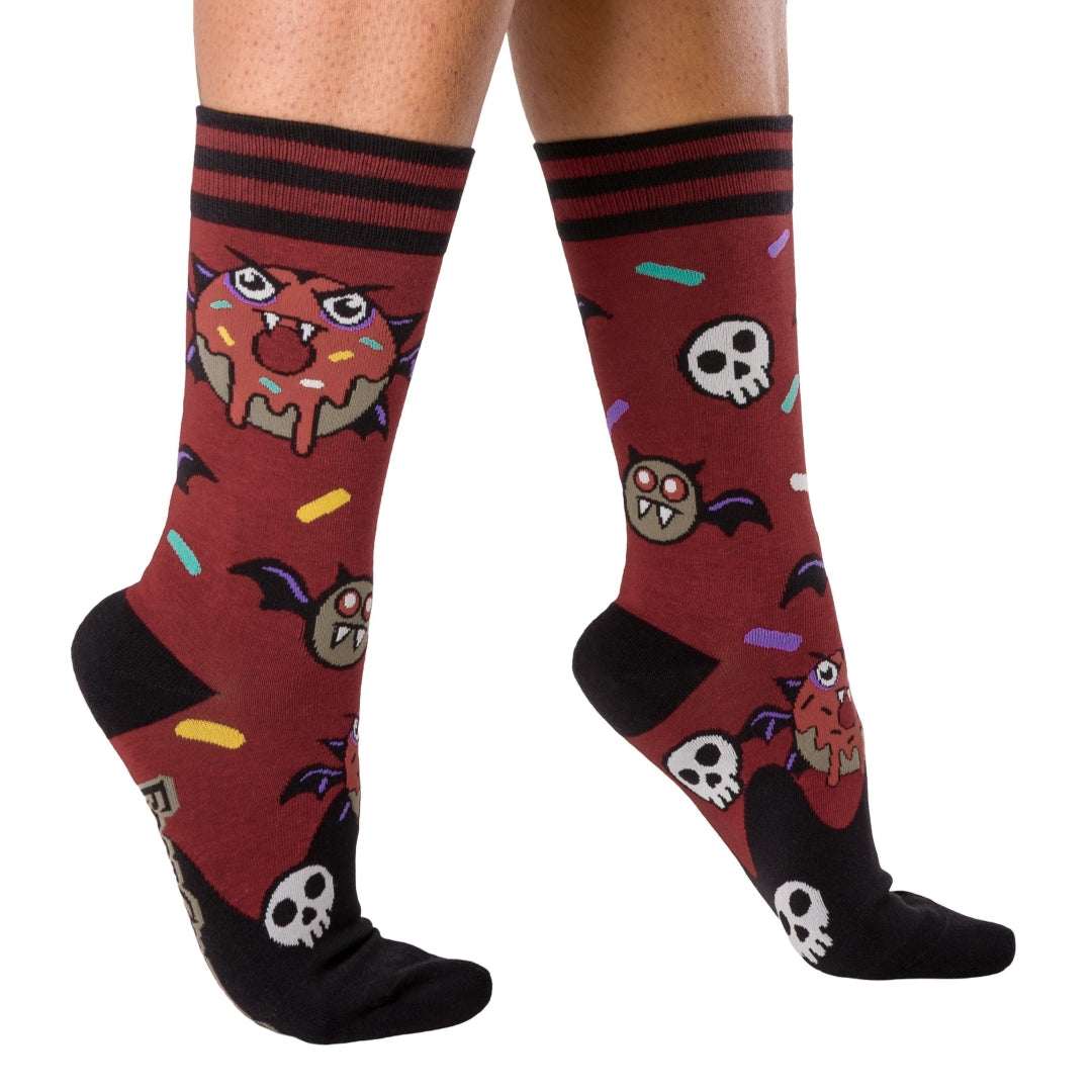 Vampire Donut Crew Socks - ResirWrecked Costumes