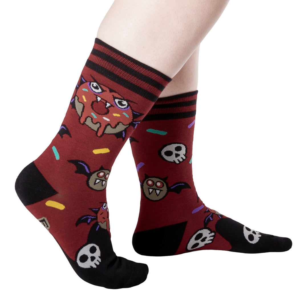 Vampire Donut Crew Socks - ResirWrecked Costumes