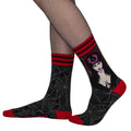 Elvira Mistress of the Dark crew socks.