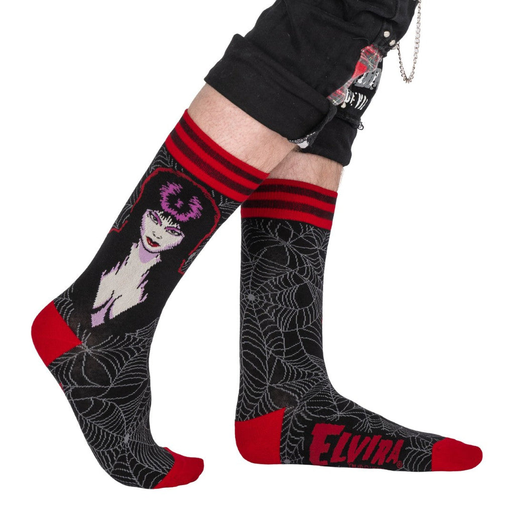 Elvira Mistress of the Dark Crew Socks - ResirWrecked Costumes