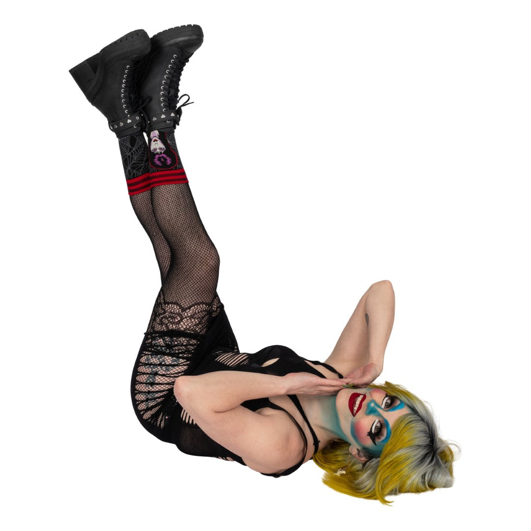 Elvira Mistress of the Dark Crew Socks - ResirWrecked Costumes
