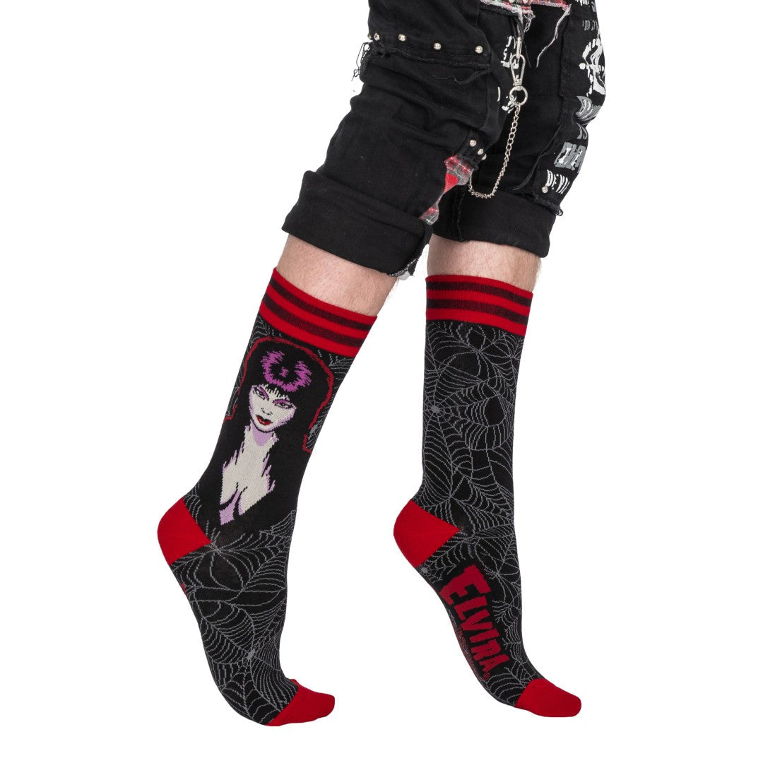 Elvira Mistress of the Dark Crew Socks - ResirWrecked Costumes