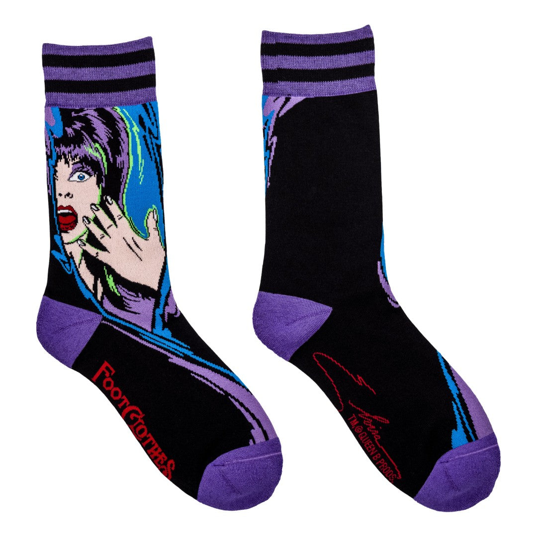 Elvira Yours Crew-lly Sock Pack | 6 Designs - ResirWrecked Costumes