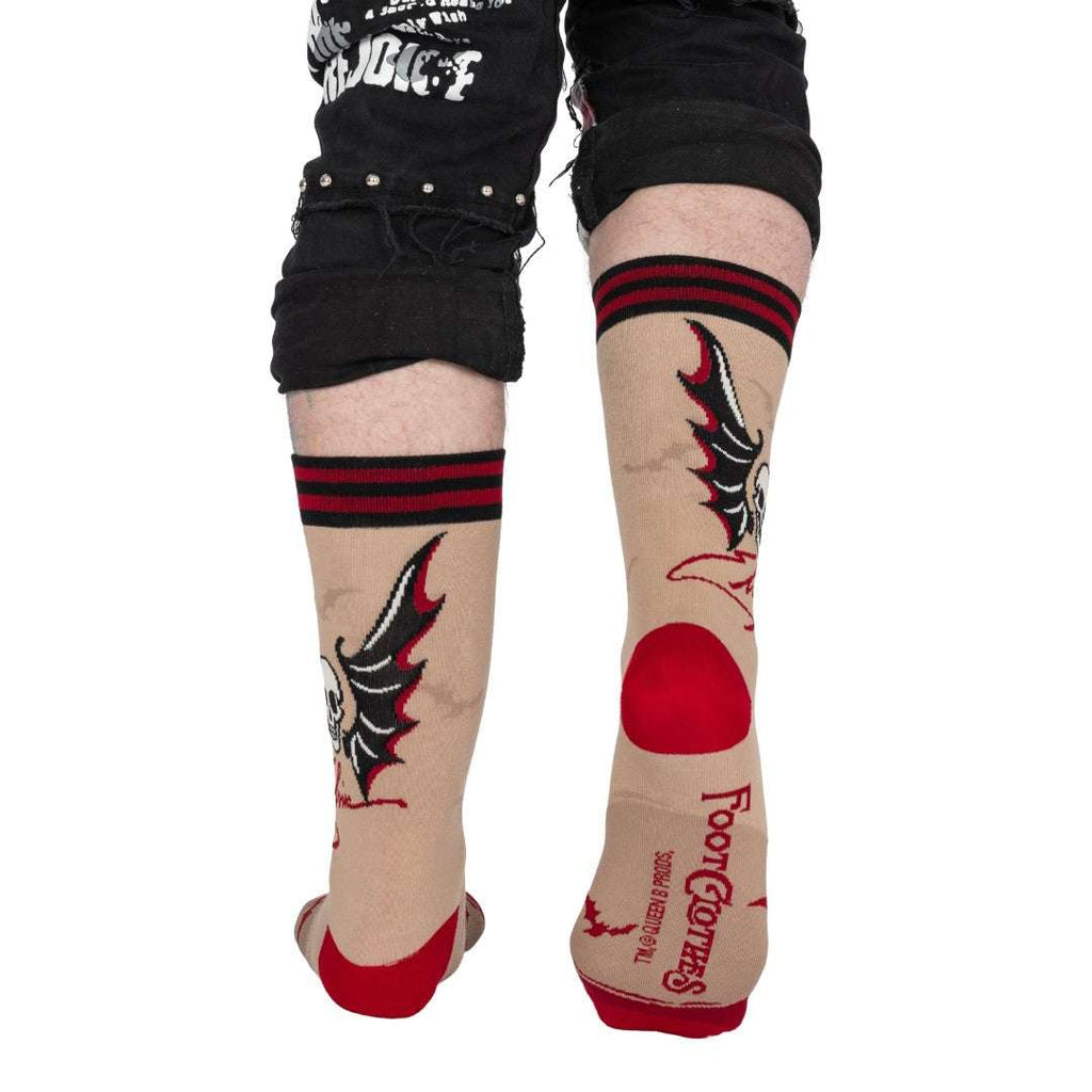 Elvira Cruel Ink Crew Socks - ResirWrecked Costumes
