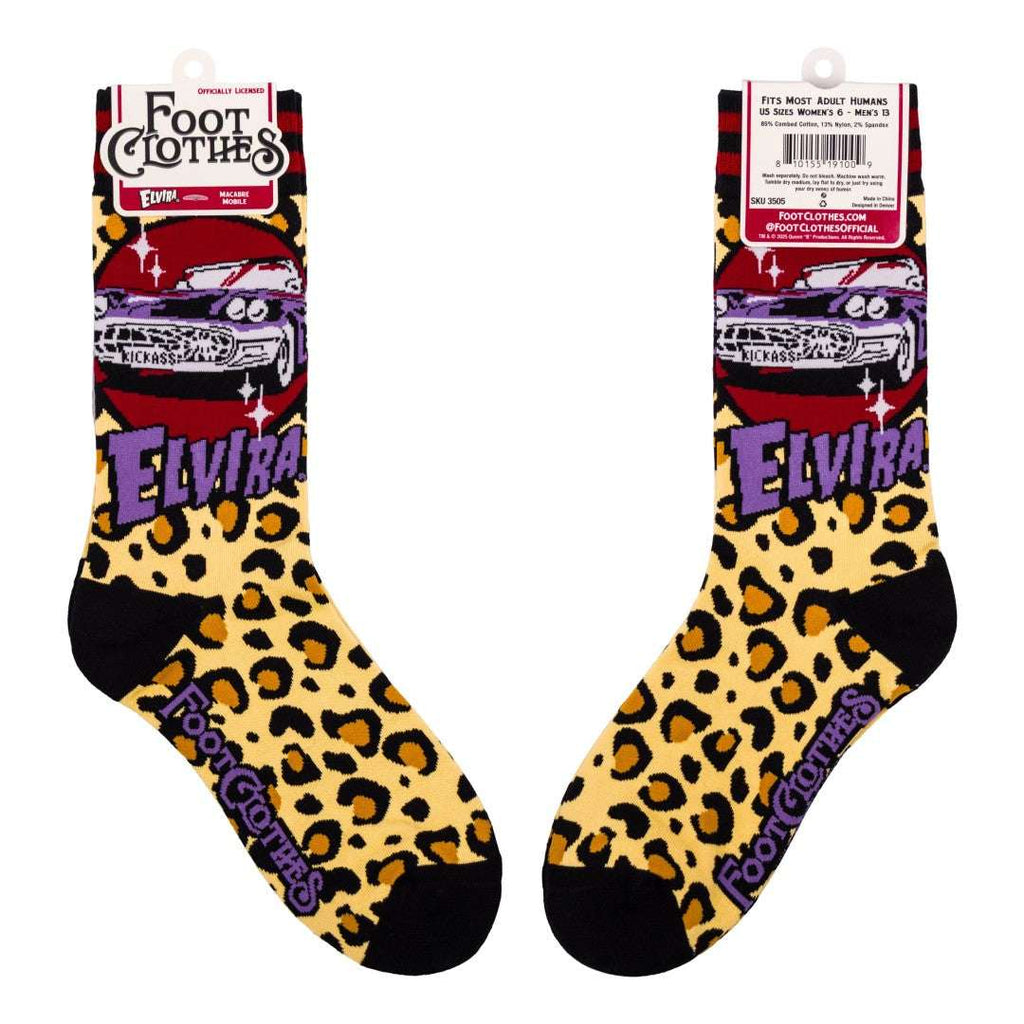 Elvira Macabre Mobile Crew Socks - ResirWrecked Costumes