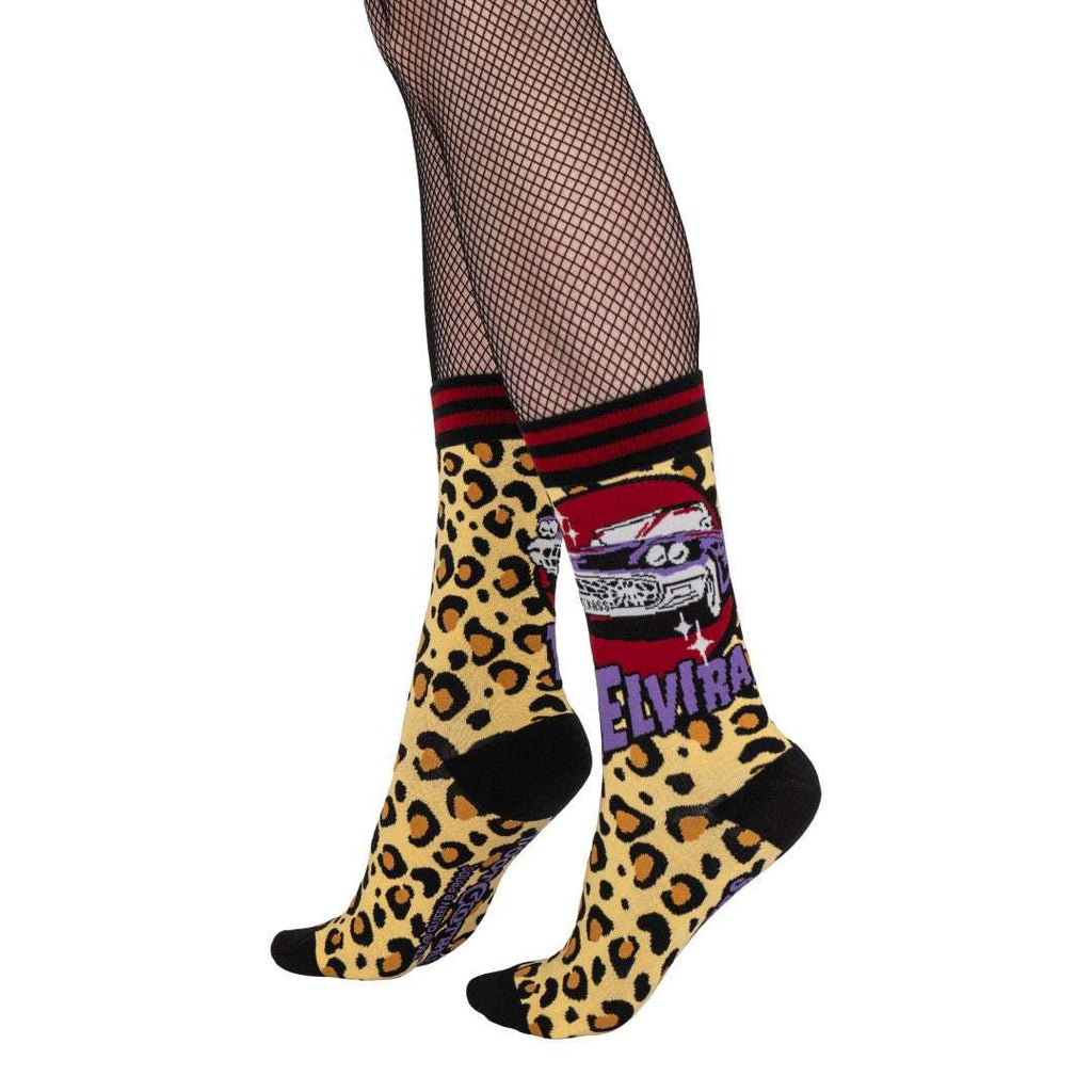 Elvira Macabre Mobile Crew Socks - ResirWrecked Costumes