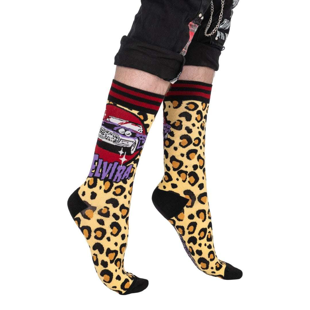 Elvira Macabre Mobile Crew Socks - ResirWrecked Costumes