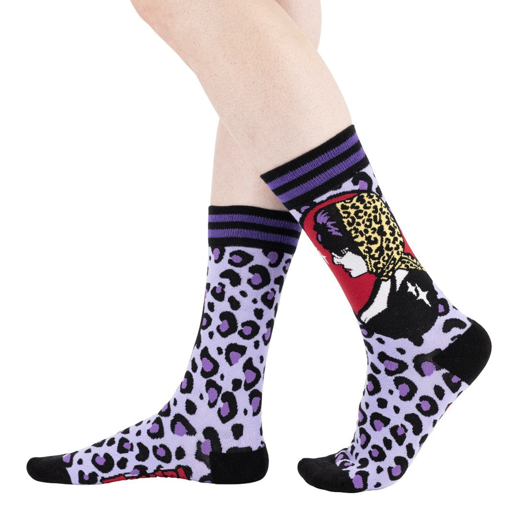 Elvira Classy Chassis Crew Socks - ResirWrecked Costumes