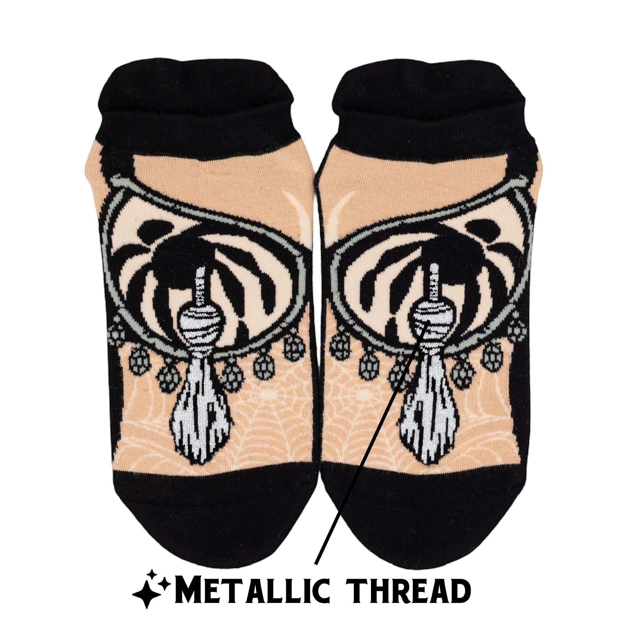 Elvira Show More Skin Ankle Sock Pack | 2 Designs - ResirWrecked Costumes