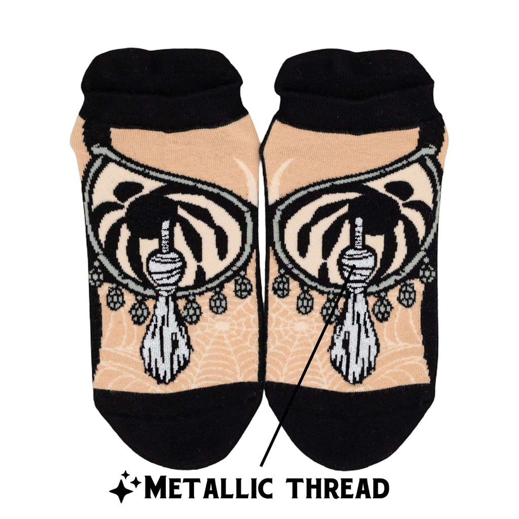 Elvira Show More Skin Ankle Sock Pack | 2 Designs - ResirWrecked Costumes