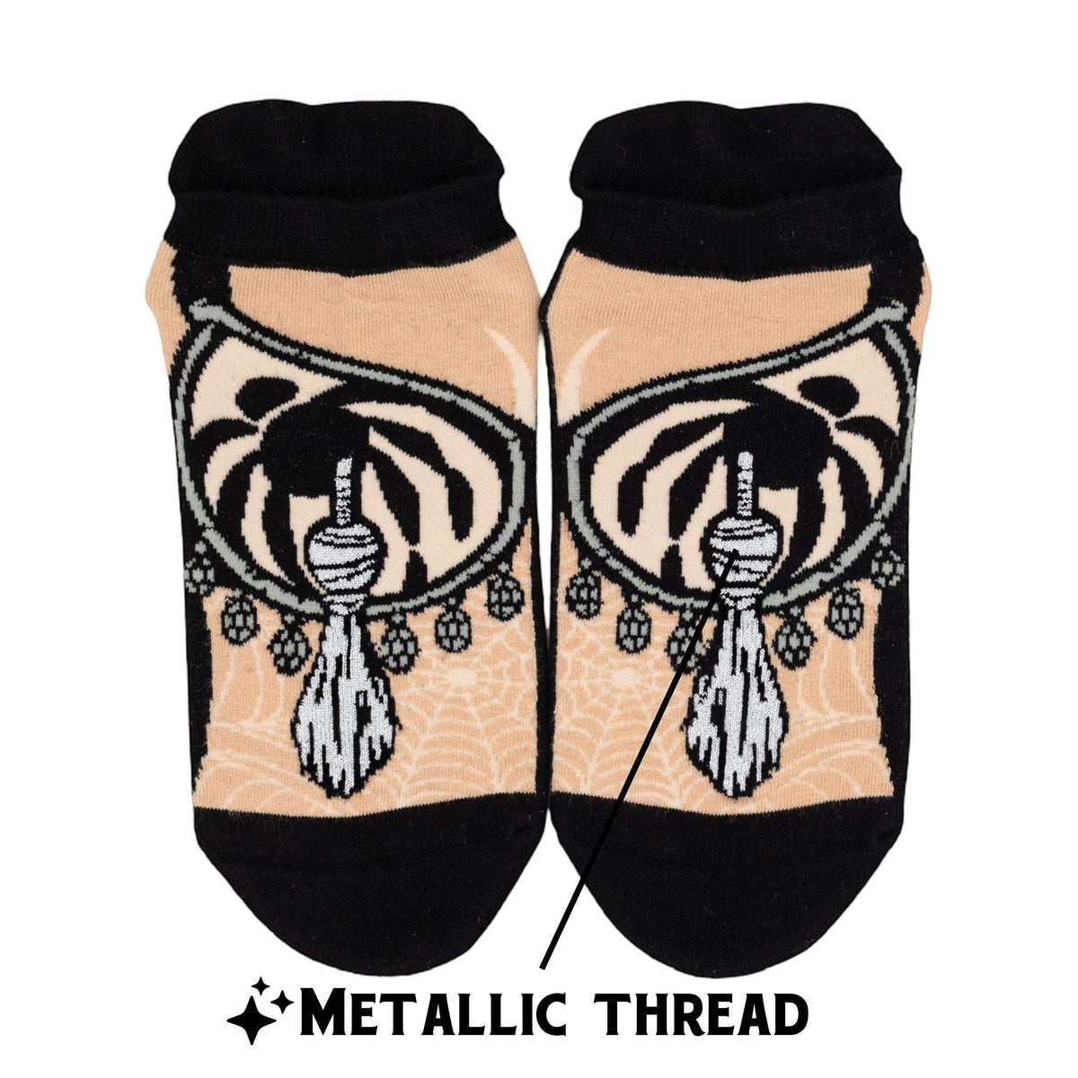 Elvira Show More Skin Ankle Sock Pack | 2 Designs - ResirWrecked Costumes