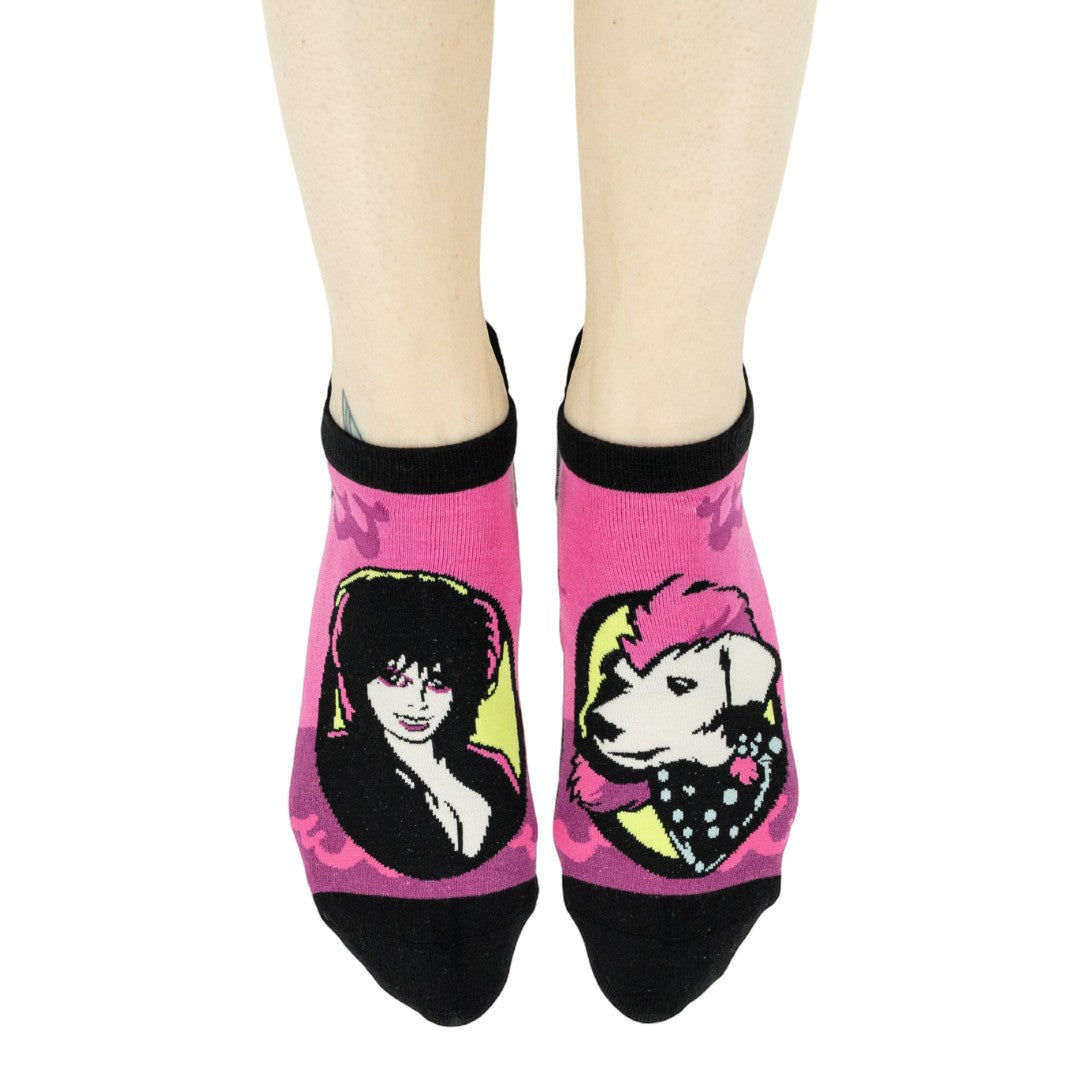 Elvira A Girl and Her Gonk ankle socks.