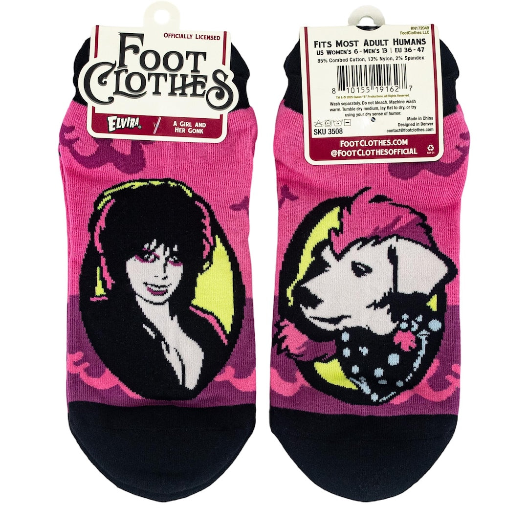 Elvira A Girl and Her Gonk Ankle Socks - ResirWrecked Costumes