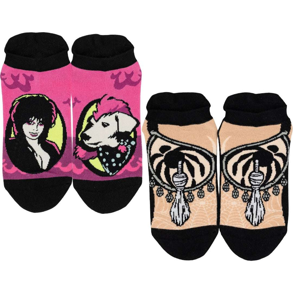 Two-design Elvira ankle sock pack.