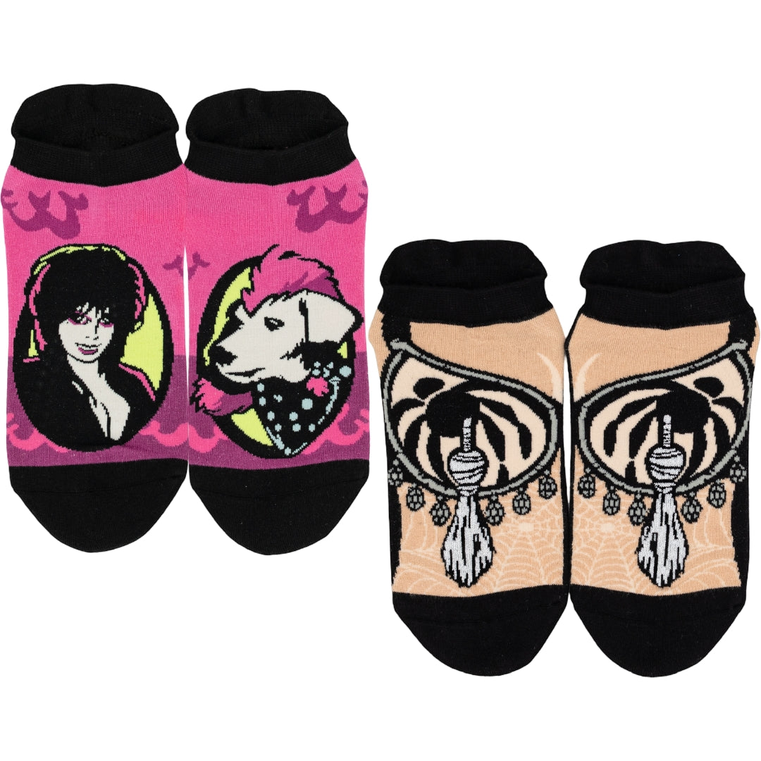 Elvira Show More Skin Ankle Sock Pack | 2 Designs - ResirWrecked Costumes