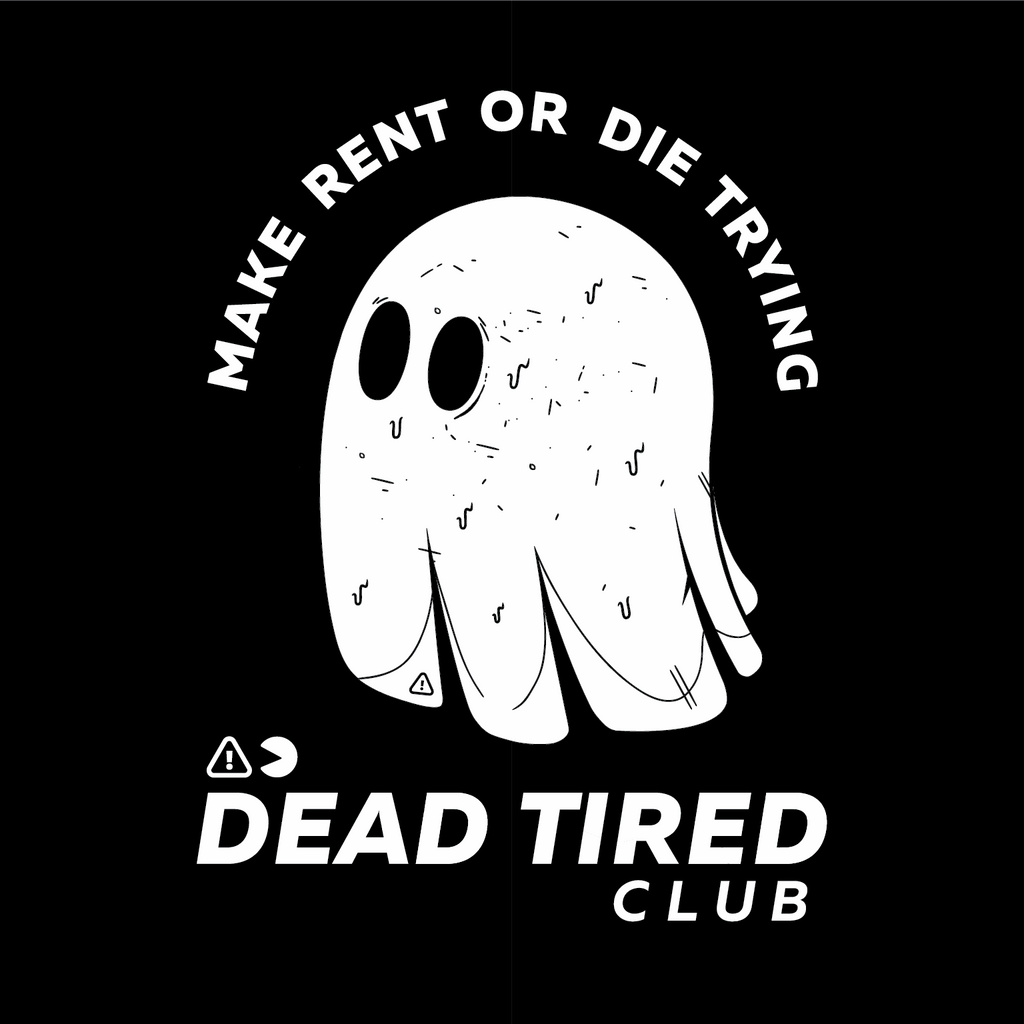 Dead Tired Crew Socks - ResirWrecked Costumes
