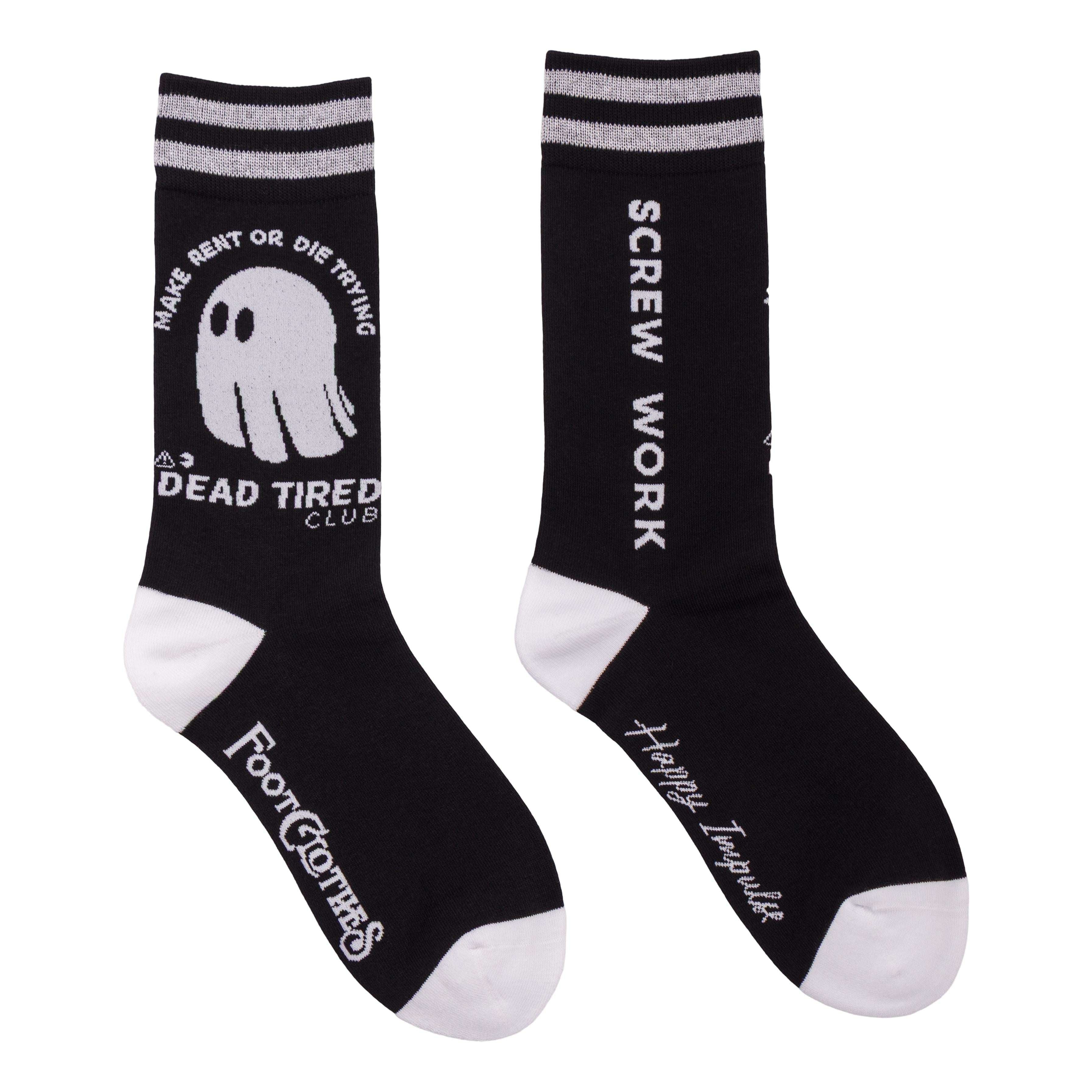 FootClothes x Happy Impulse Crew Sock Pack | 4 Designs - ResirWrecked Costumes