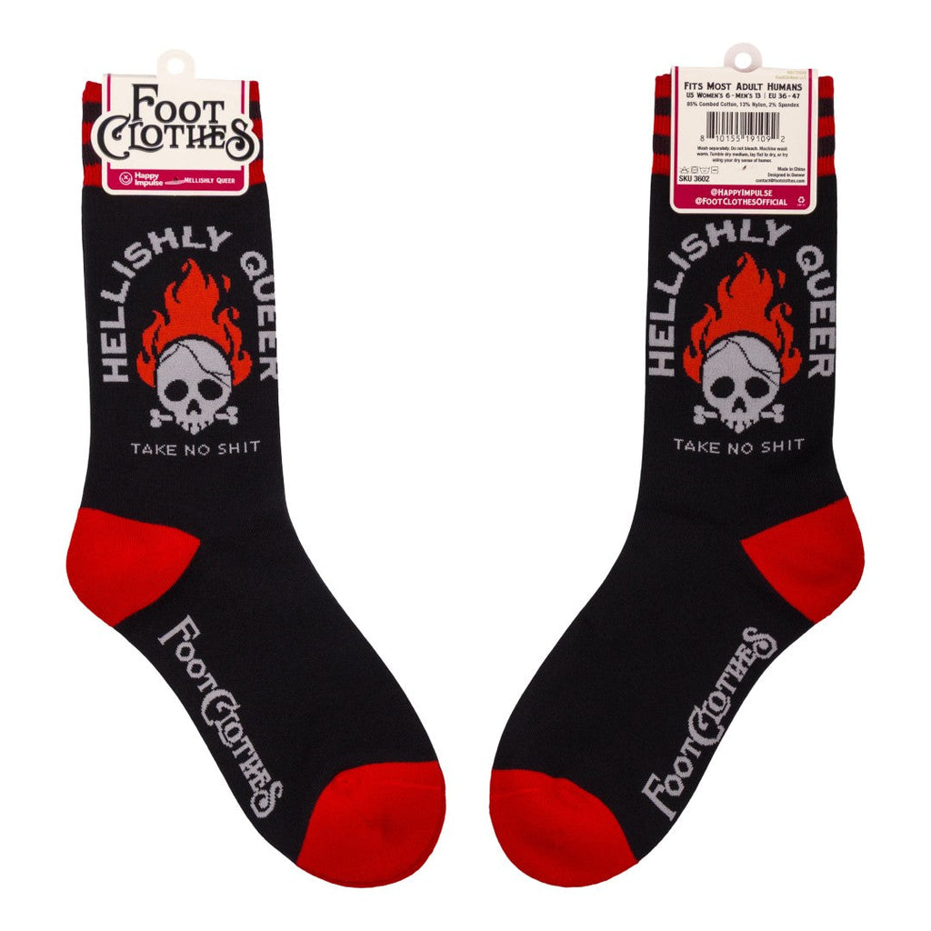 Hellishly Queer Crew Socks - ResirWrecked Costumes