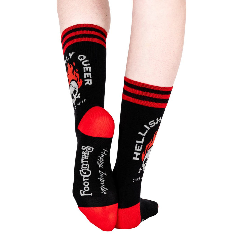 Hellishly Queer Crew Socks - ResirWrecked Costumes